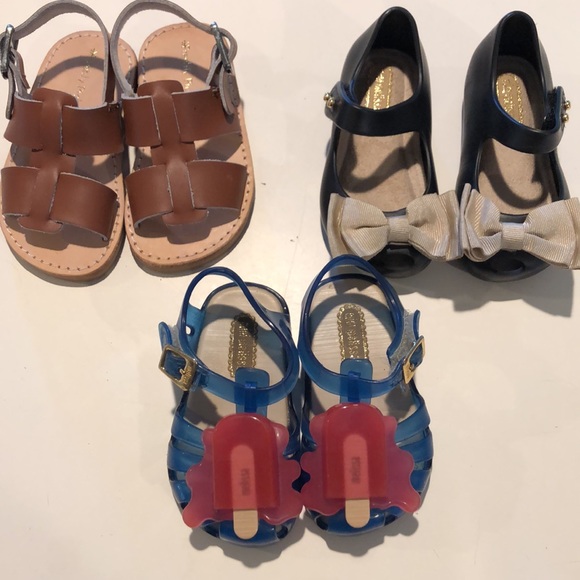 EUC Mini Melissa Popsicle Fishermen Jelly’s sz 5 - Picture 9 of 9